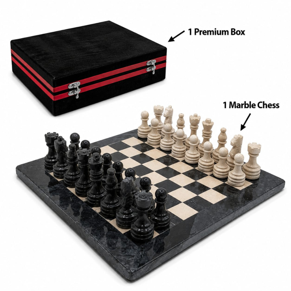 Black & Verona Chess Set - Image 3