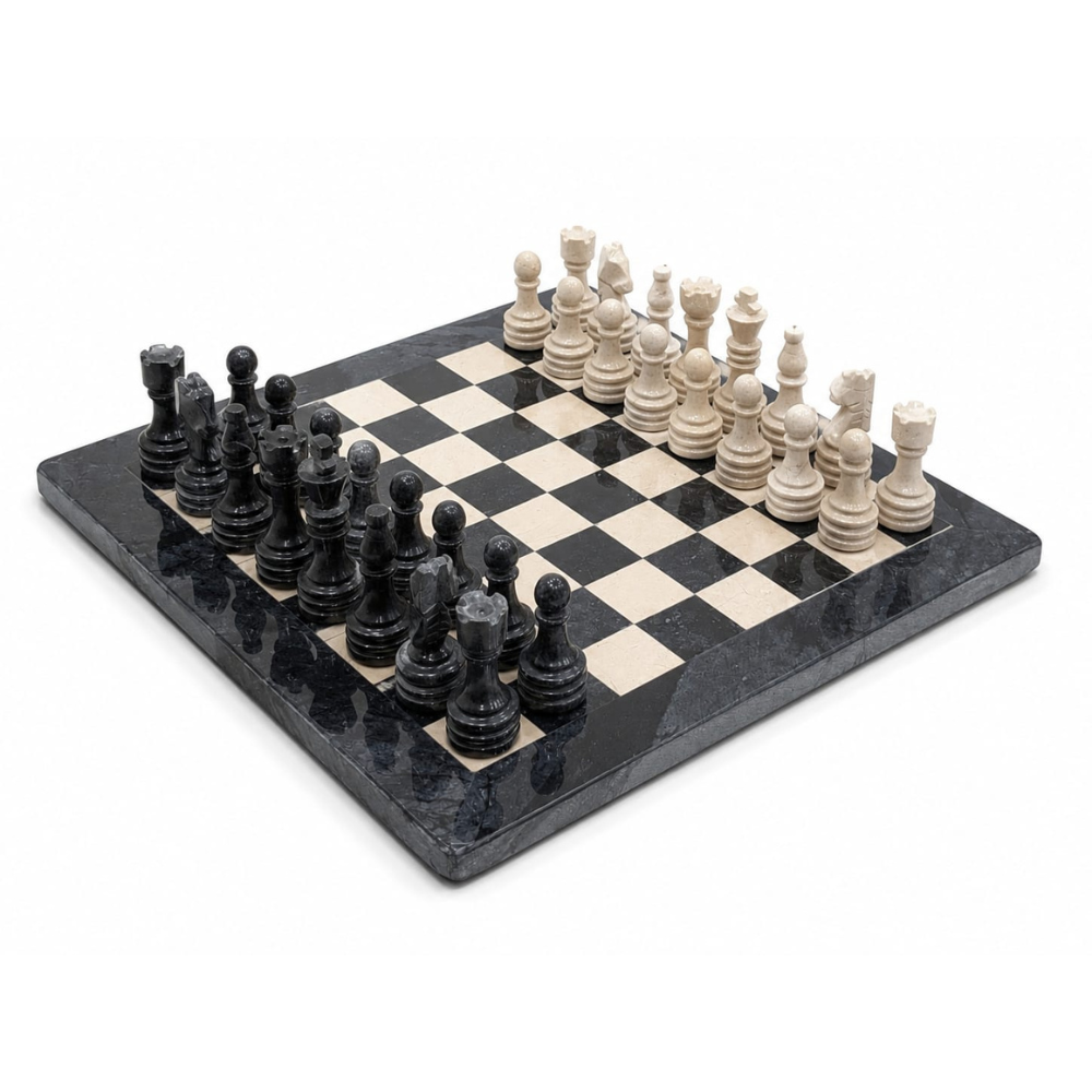 Black & Verona Chess Set - Image 4