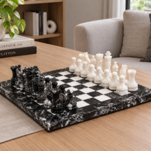 Black Zebra & Ziyarat Chess Set
