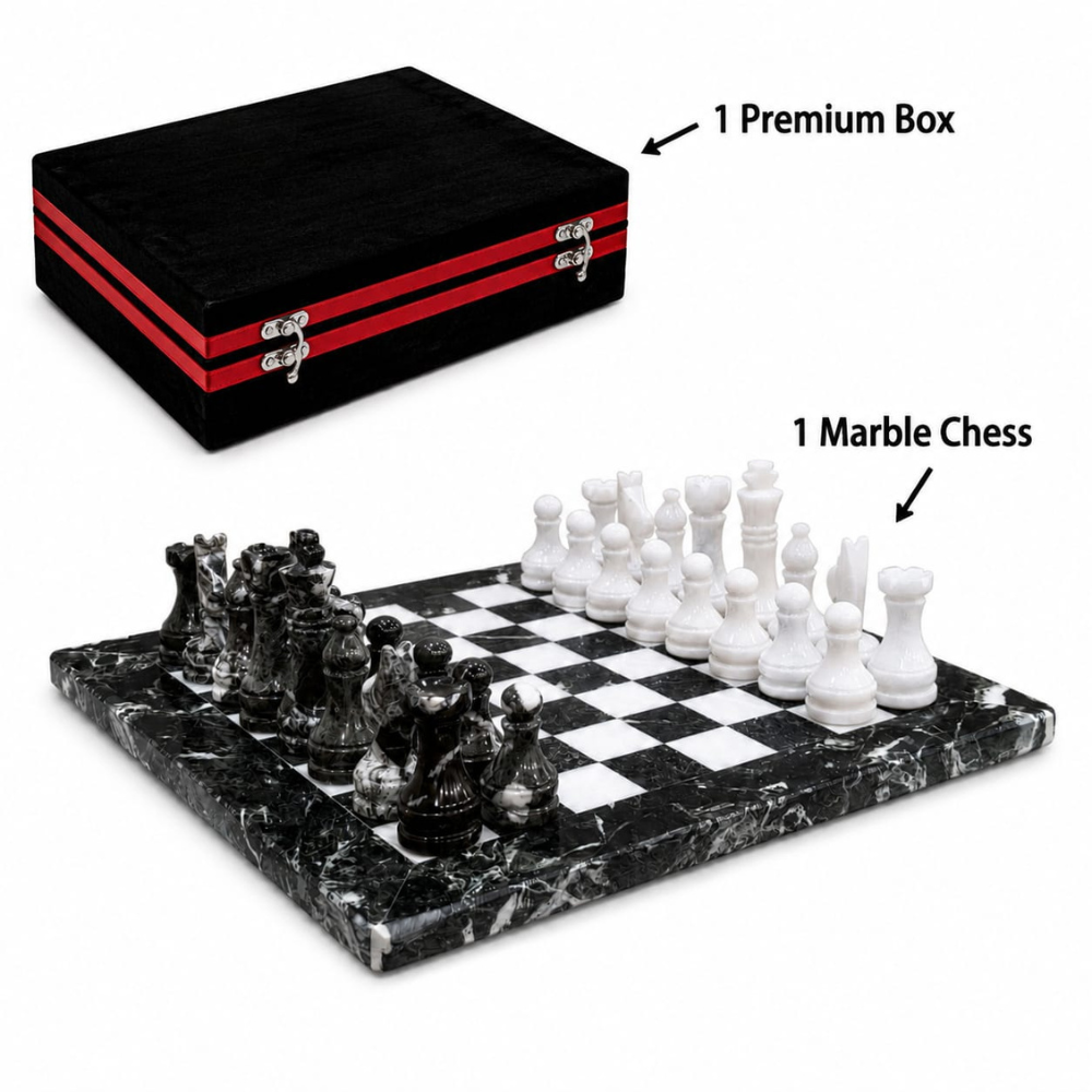 Black Zebra & Ziyarat Chess Set - Image 3