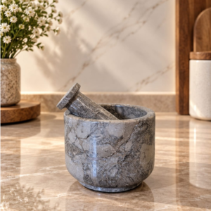 Mortar & pestle Oceanic stone
