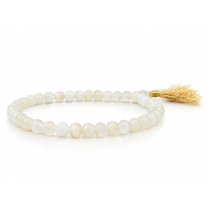 Tasbeeh Mono white stone