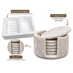 Coaster Set Ziyarat stone