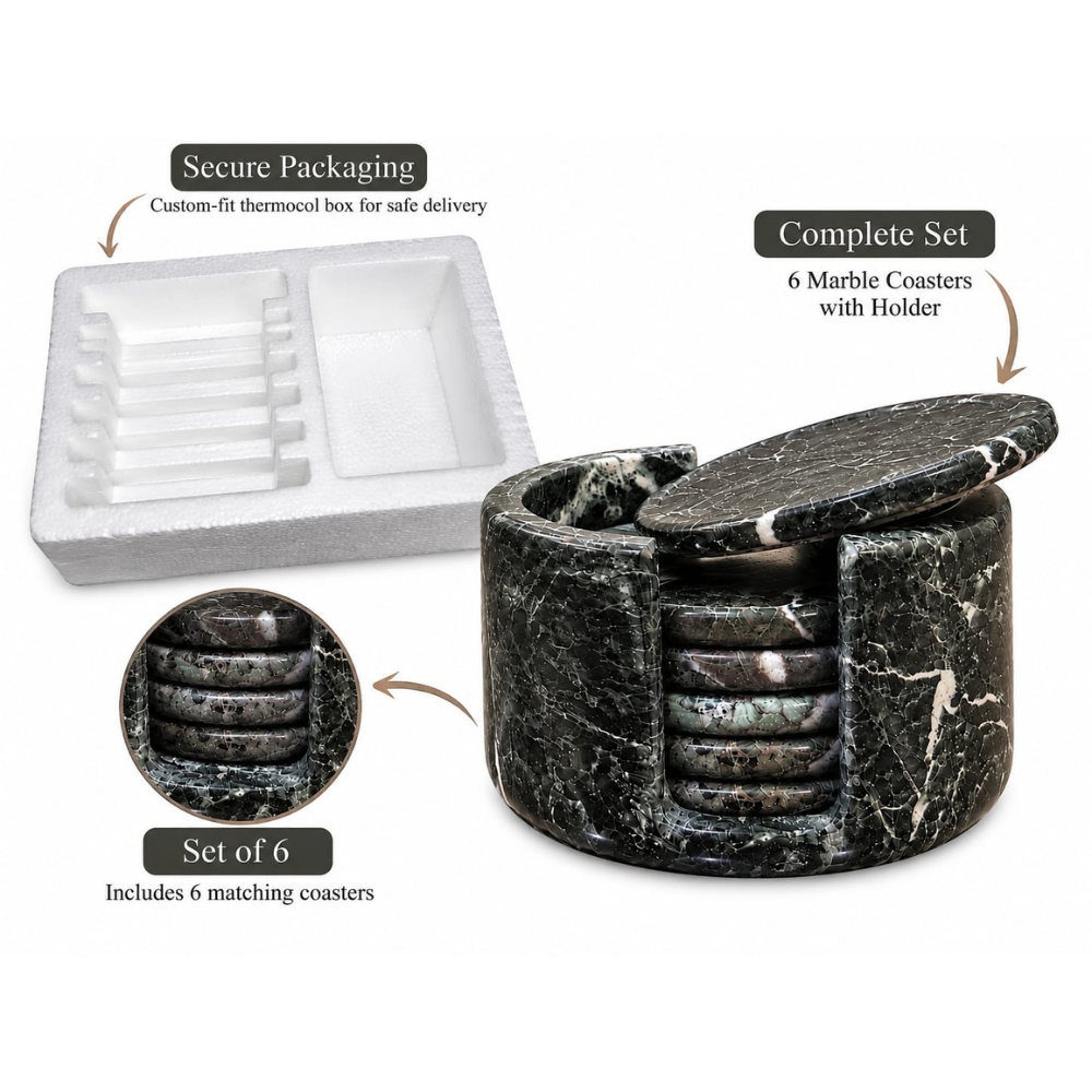 Coaster Sets Black Zebra - Image 2