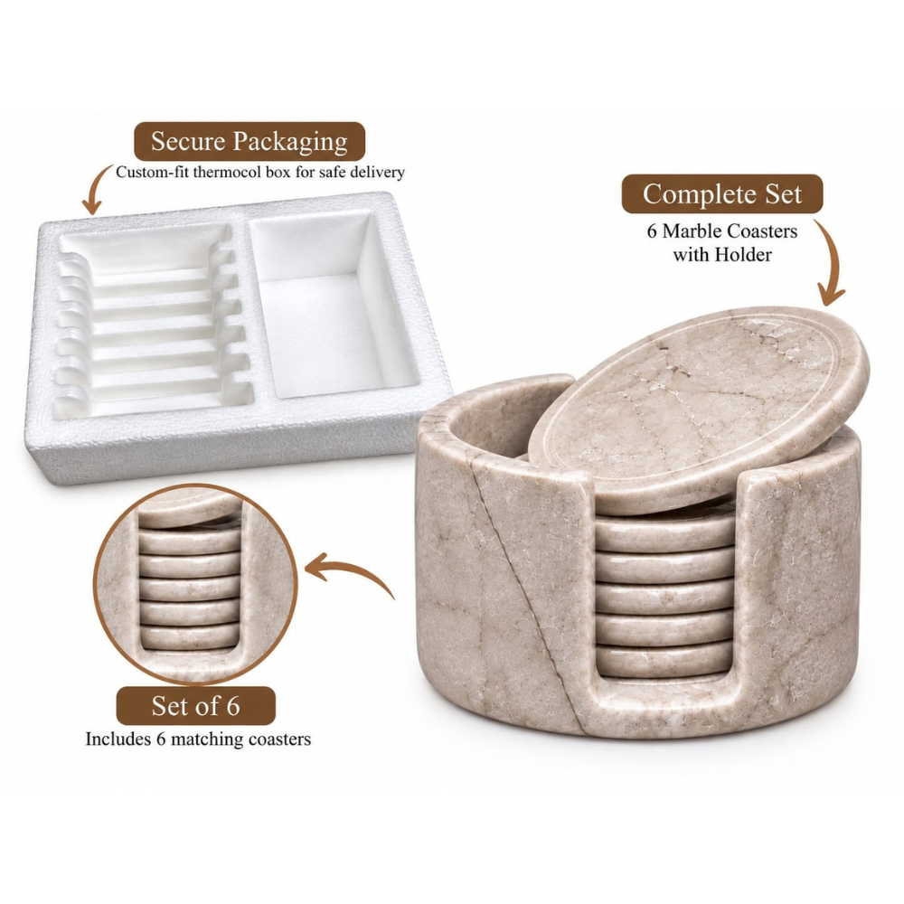 Coaster set Verona stone - Image 2
