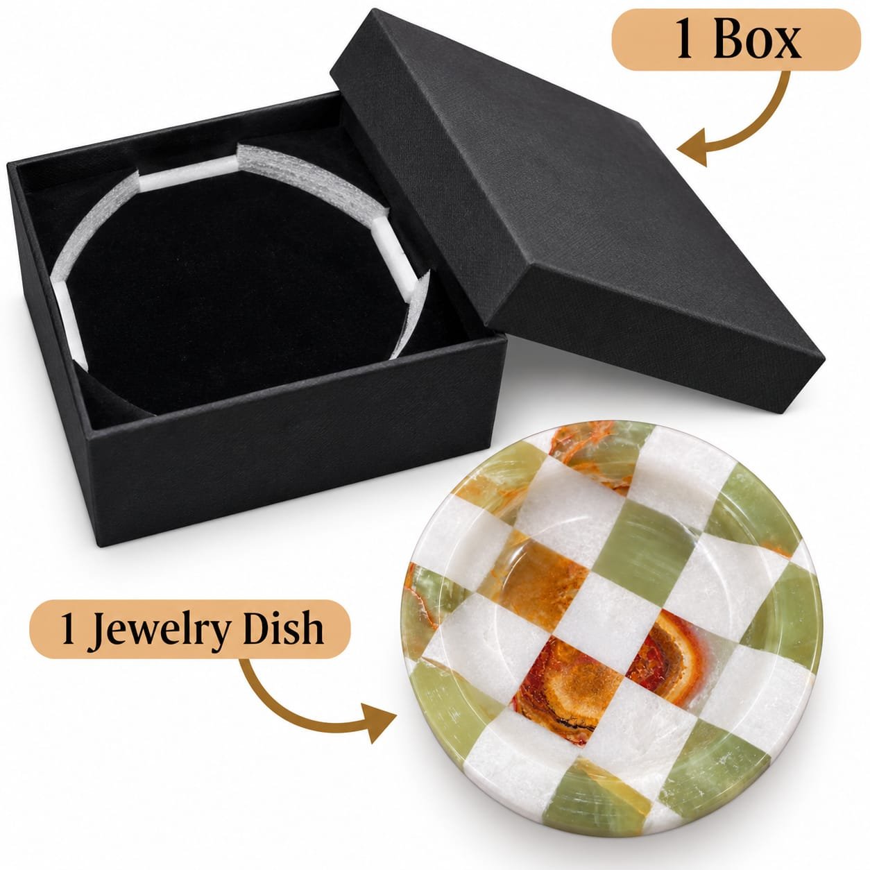 Green & ziyarat Jewelry dish - Image 2