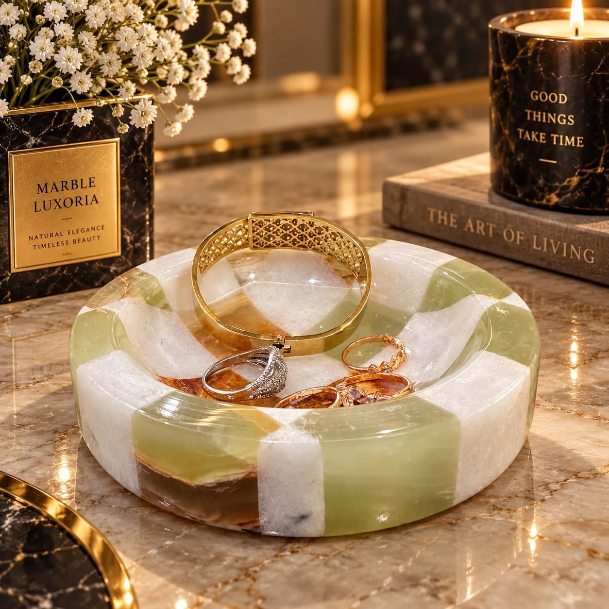 Marble showpiece